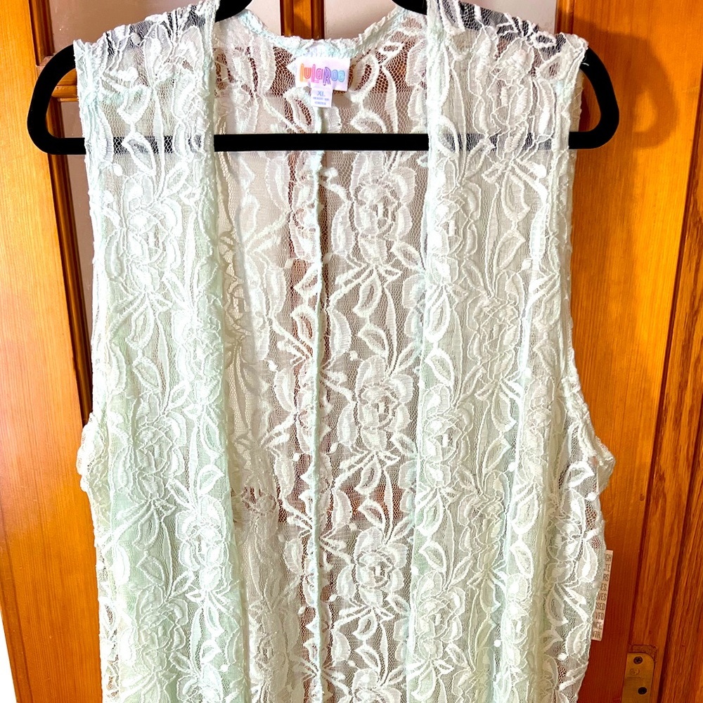 Lularoe Mint Lace Joy